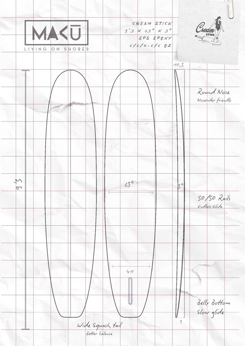 EPOXY Longboard Cream Stick