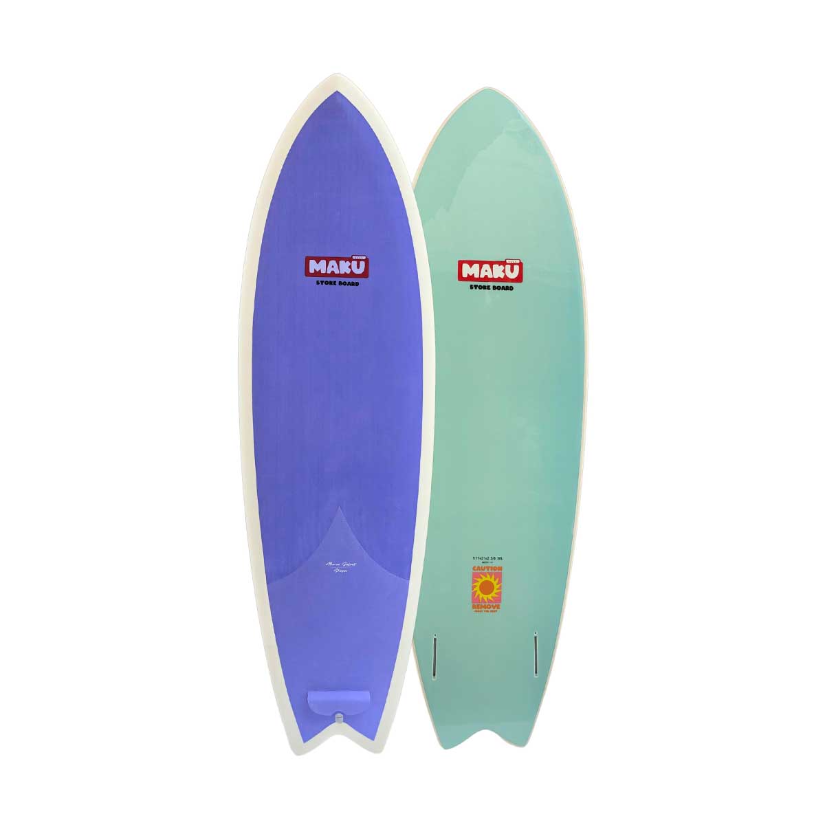 planche surf mousse retro fish