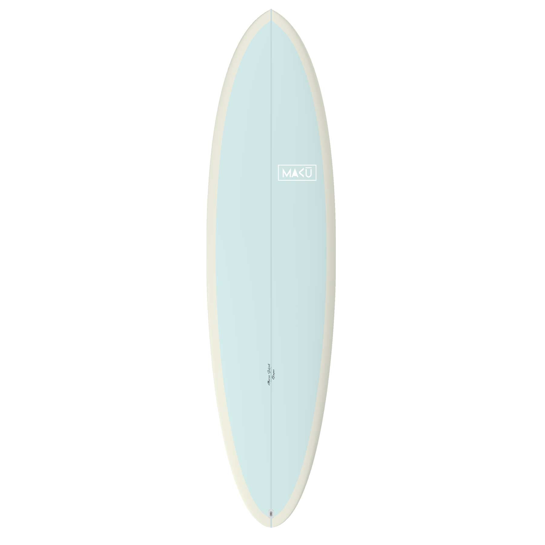 surf mid length twin fin single maku