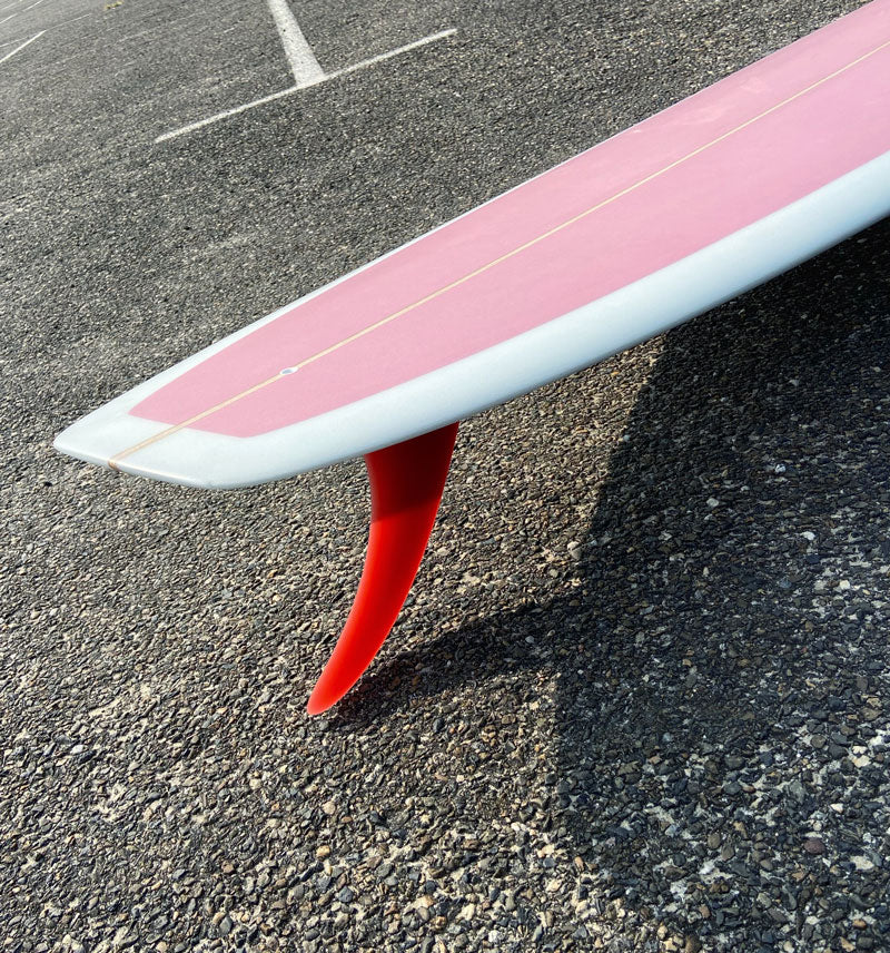 longboard noserider single fin cream stick maku surf