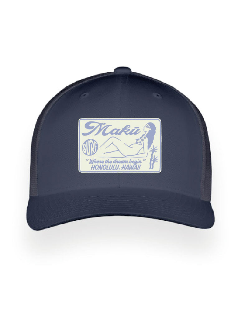 maku surf honolulu dream casquette