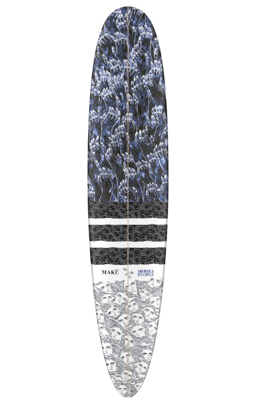 planche de surf collab artiste mersea people maku
