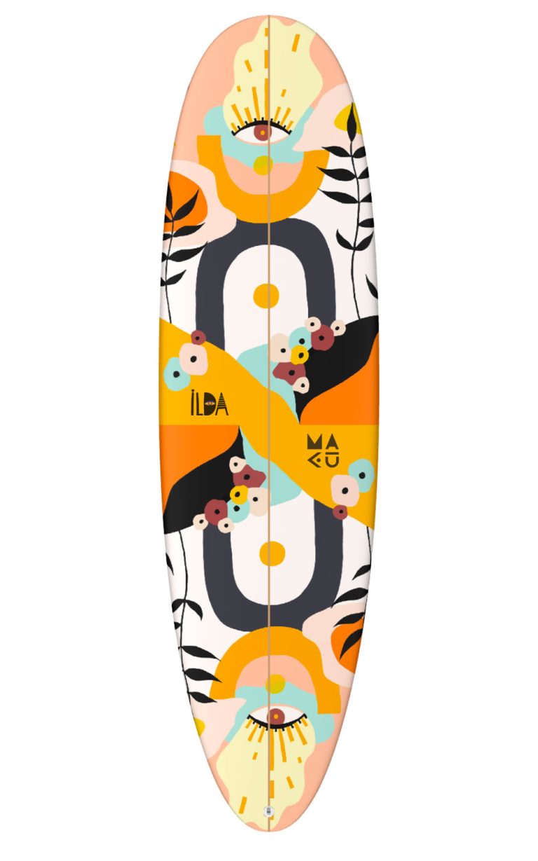 planche de surf collab maku ilda