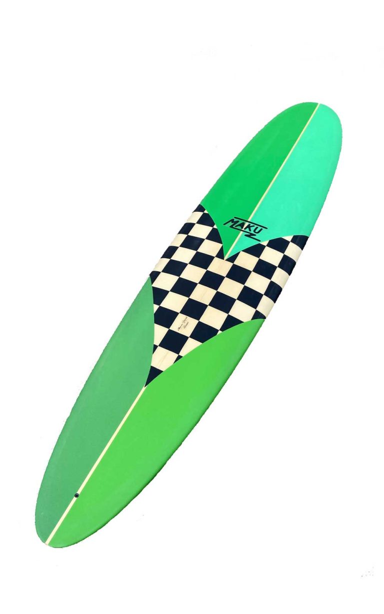 planche de surf longboard deco vintage