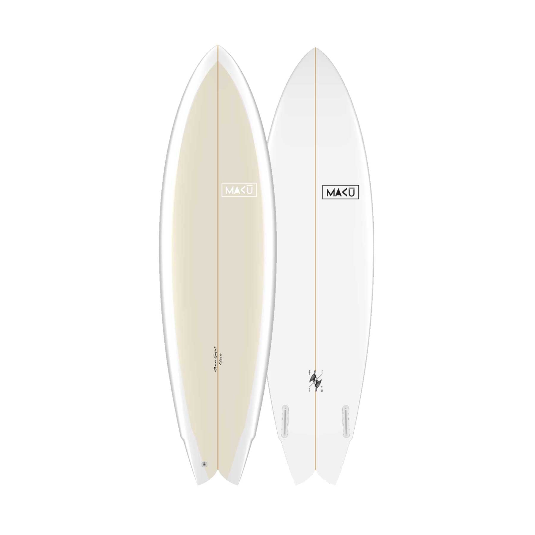MAKU Surf Retro Flying Malolo Twin Fish