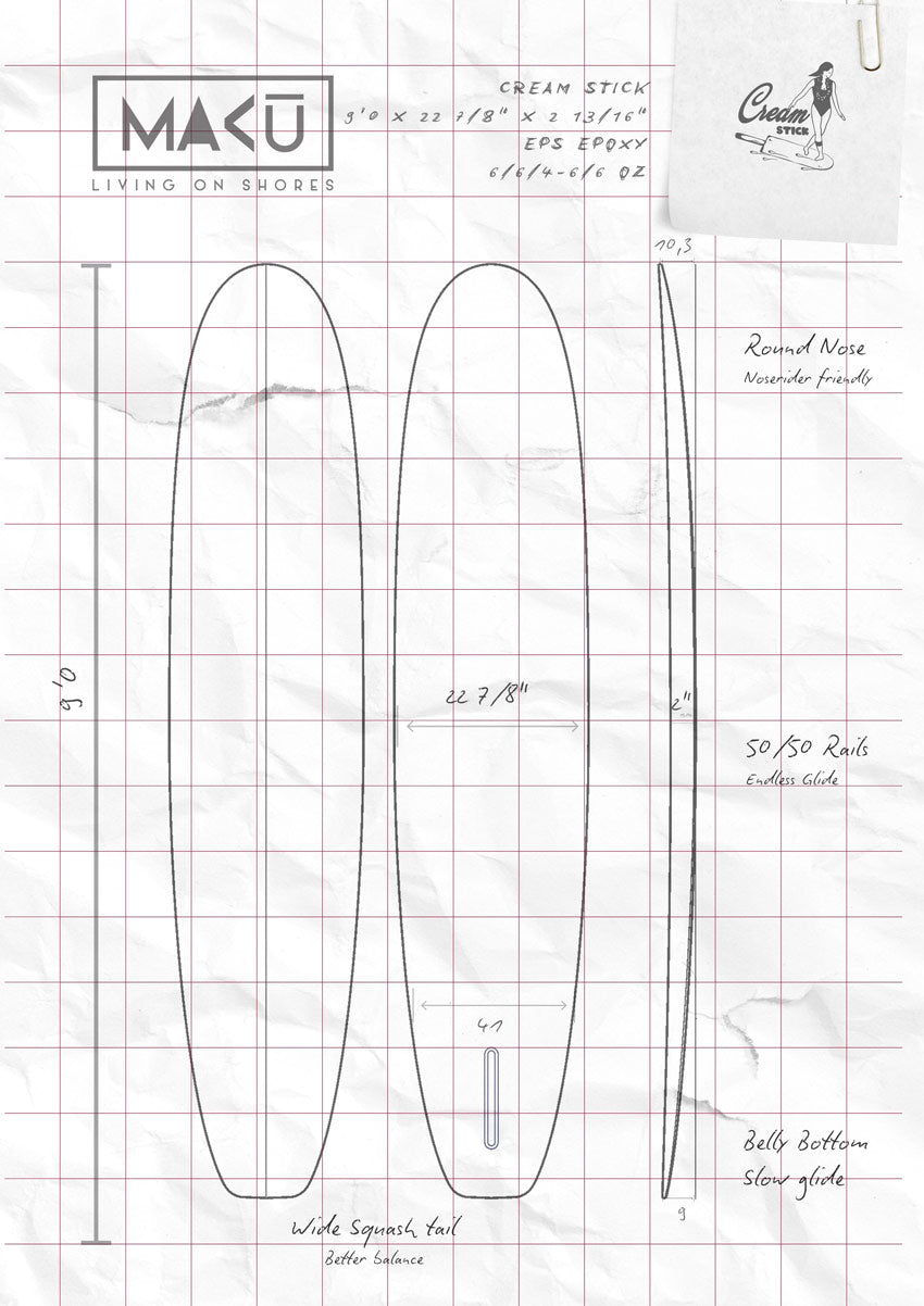 EPOXY Longboard Cream Stick
