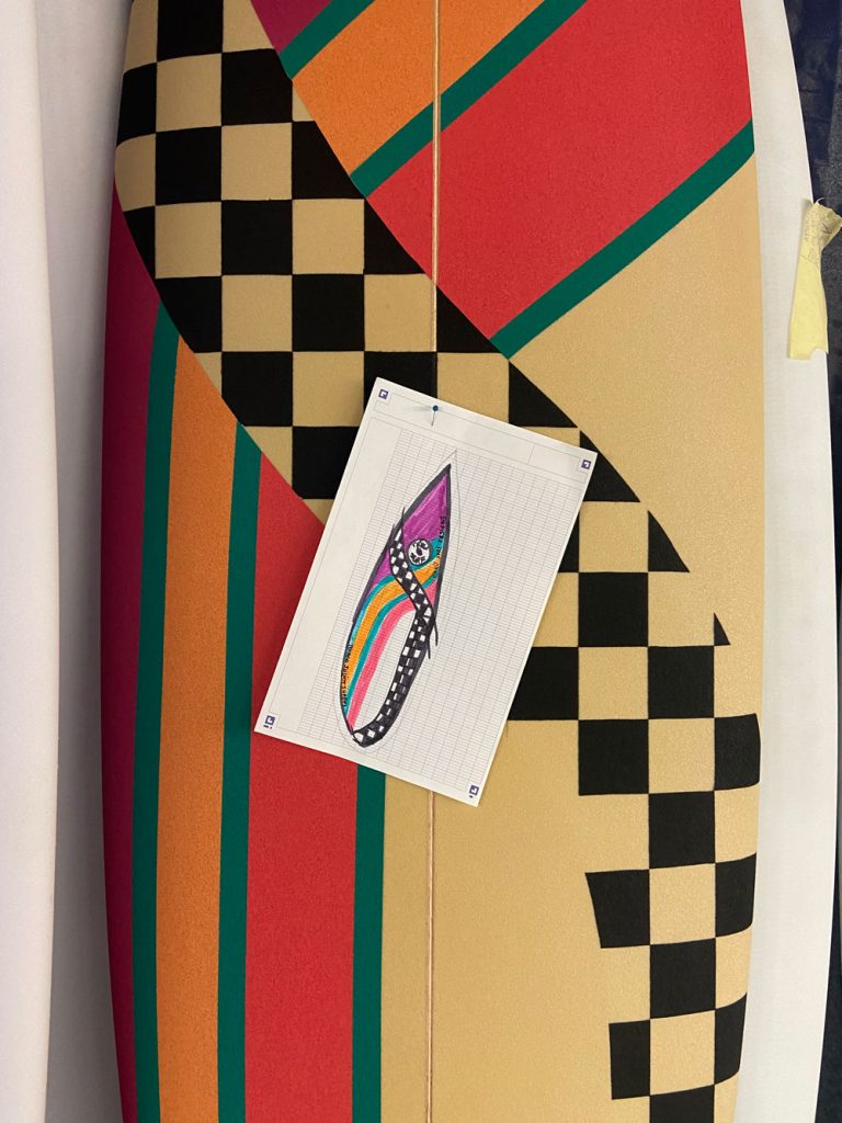 maku surf board vintage