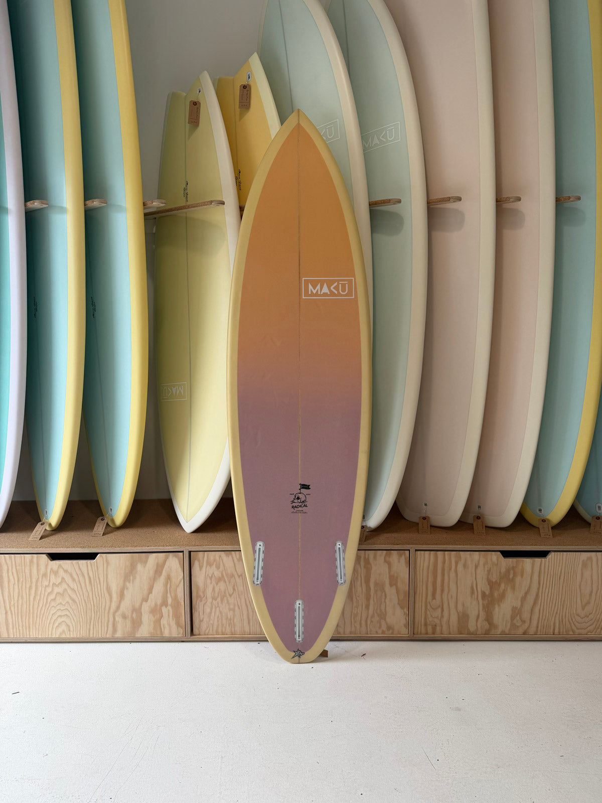 Shortboard Step up Squash 6'3