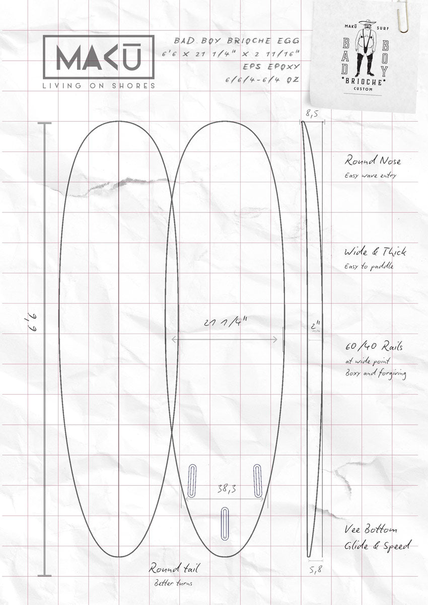 EPOXY Funboard Egg