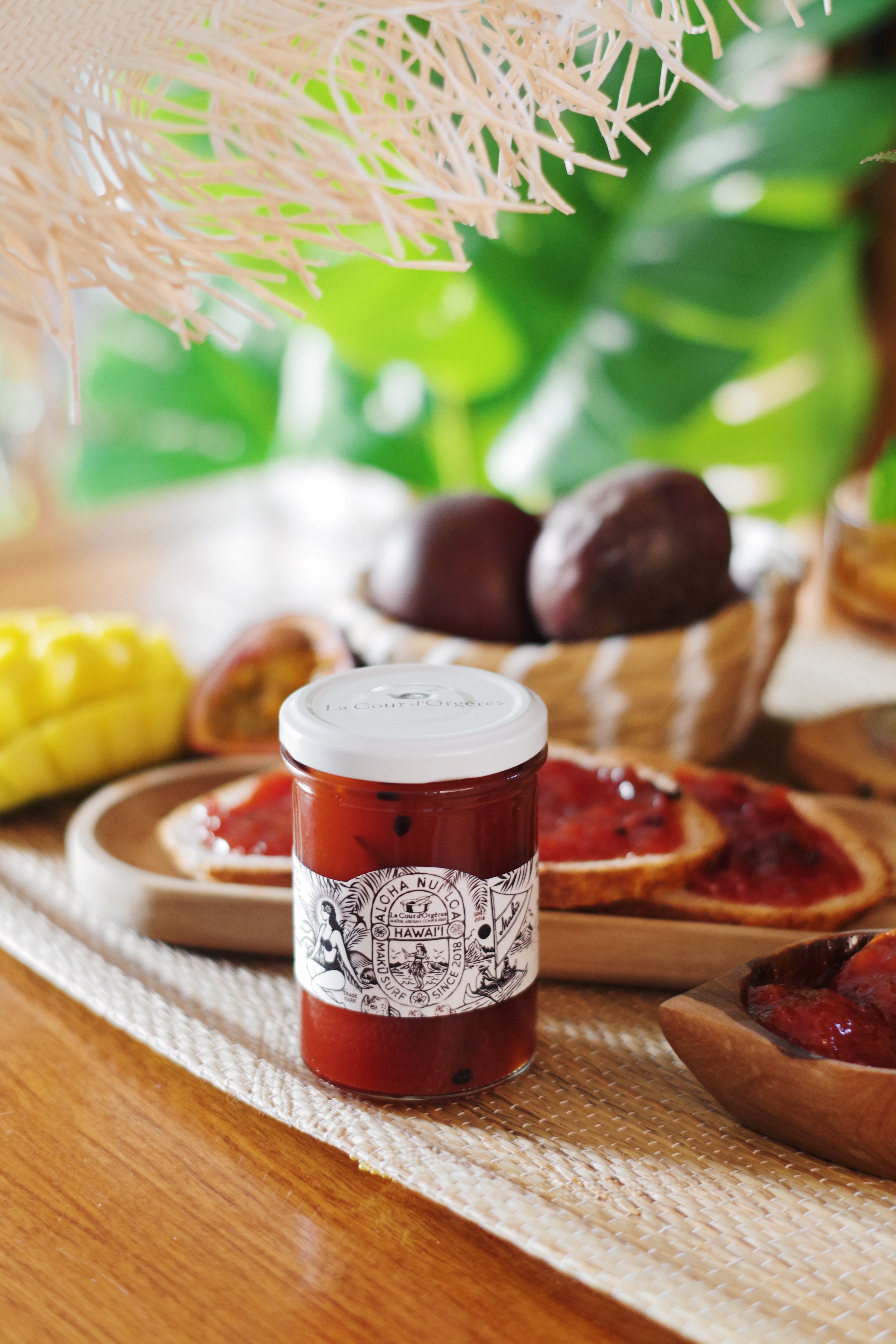 Confiture Aloha Nui Loa x la Cour d'Orgères