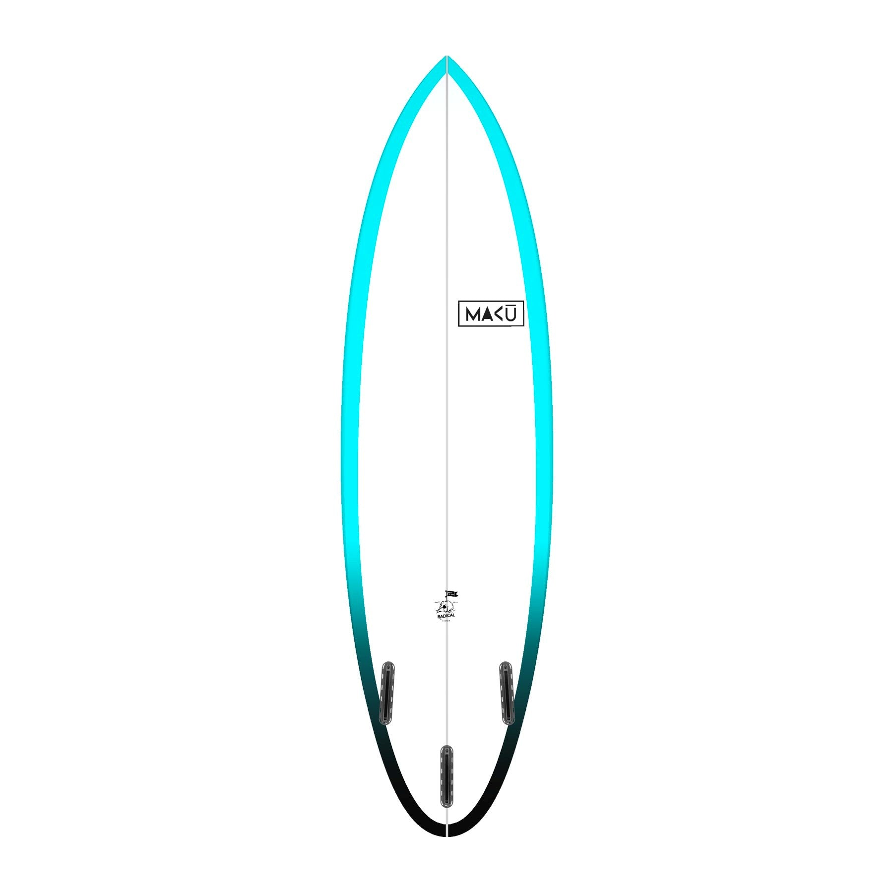 planche de surf shortboard maku radical round resine
