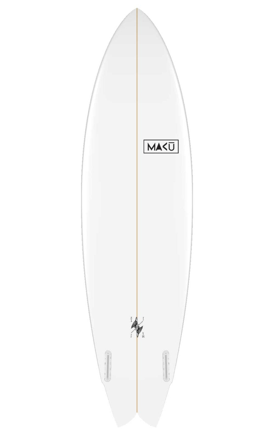 MAKU Surf Retro Flying Malolo Twin Fish